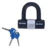 Oxford Heavy Duty Mini Shackle Motorcycle Padlock 14mm Black