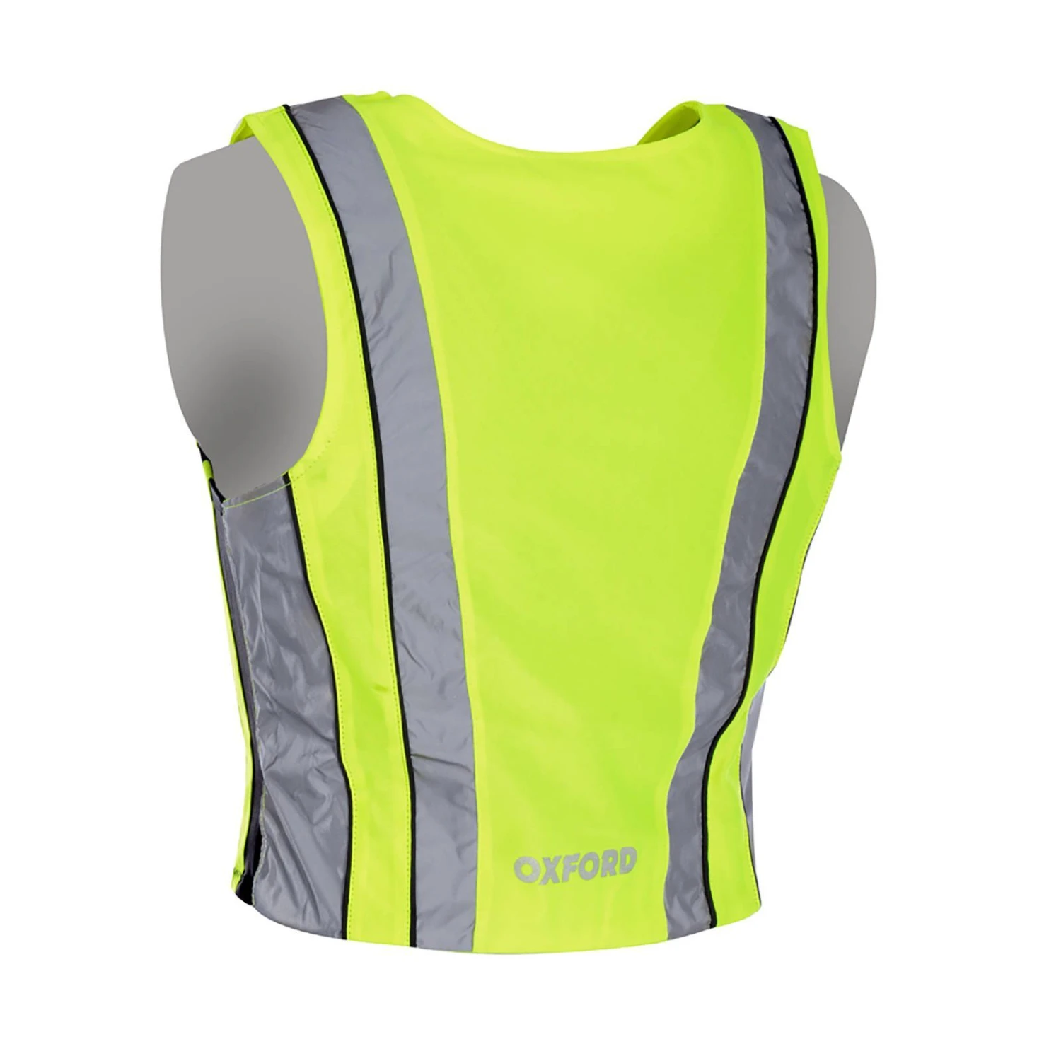 Oxford Brighttop Active Fluro Hi-Vis Motorcycle Vest XXL 2 Oxford Brighttop Active Fluro Hi-Vis Motorcycle Vest XXL - Image 2