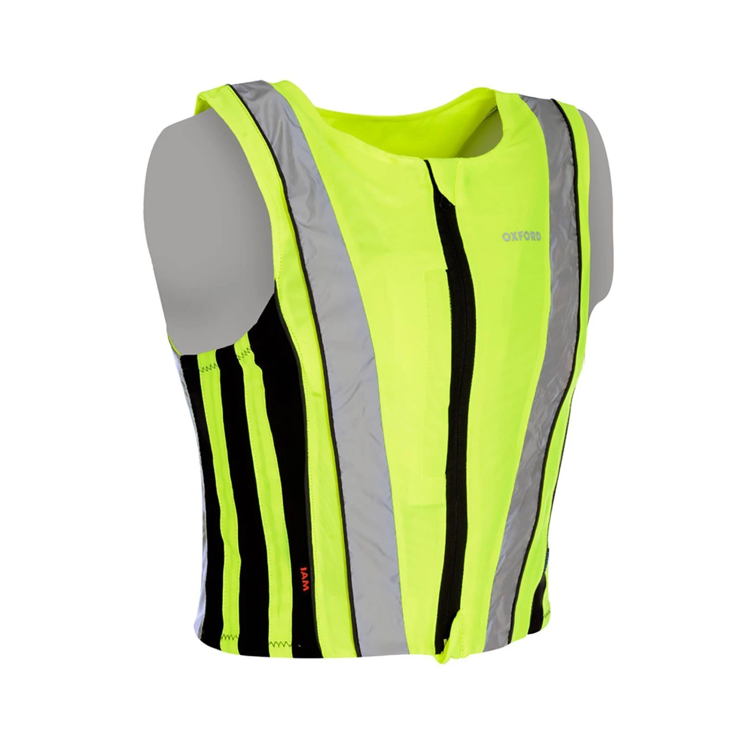 Oxford Brighttop Active Fluro Hi-Vis Motorcycle Vest XXL 1 Oxford Brighttop Active Fluro Hi-Vis Motorcycle Vest XXL
