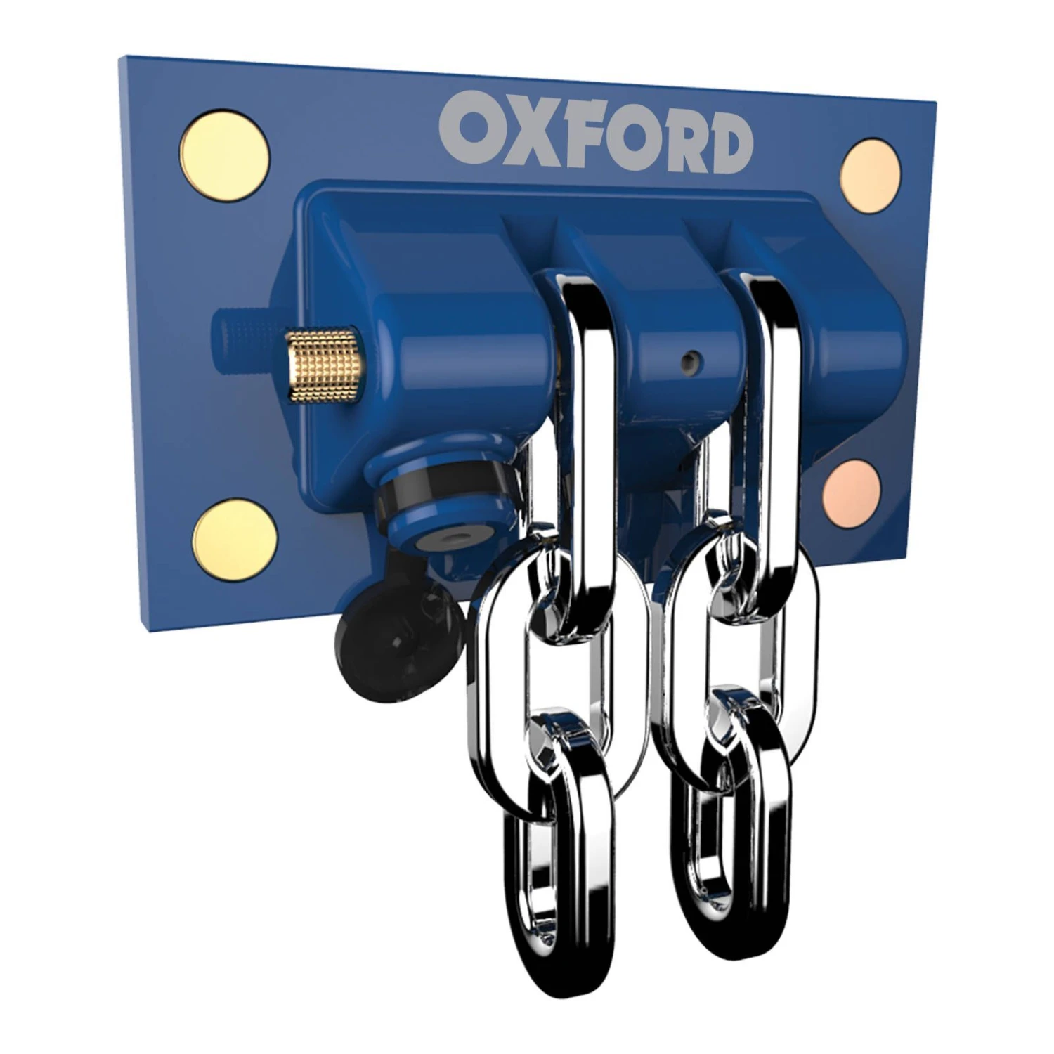 Oxford Docking Station Motorcycle Wall Anchor Blue 1 Oxford Docking Station Motorcycle Wall Anchor Blue