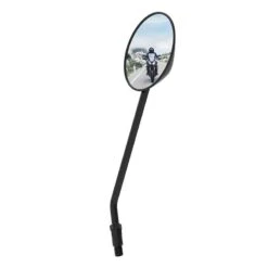 Oxford Round Universal Motorcycle Mirror Black M10 X 1.25 Thread