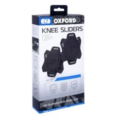 Oxford Rok Oval Racing Motorcycle Knee Sliders Black