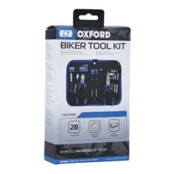 Oxford Biker Underseat Compact Motorcycle Tool Kit 28 Piece Set -Motorcycle Parts Store WHI OXOX771 1