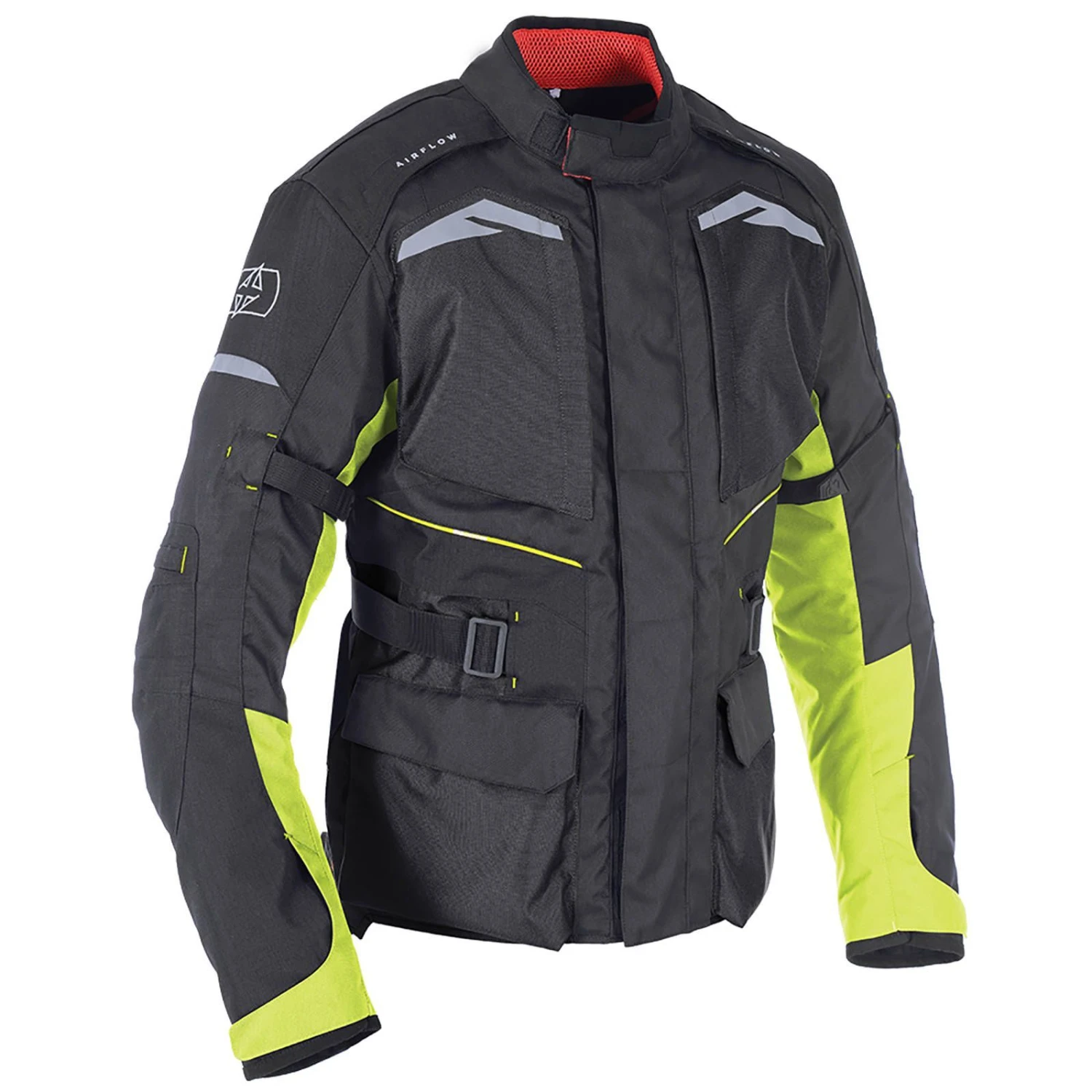Oxford Quebec 1.0 Waterproof Mens Motorcycle Jacket Black Fluro 4XL 1 Oxford Quebec 1.0 Waterproof Mens Motorcycle Jacket Black Fluro 4XL