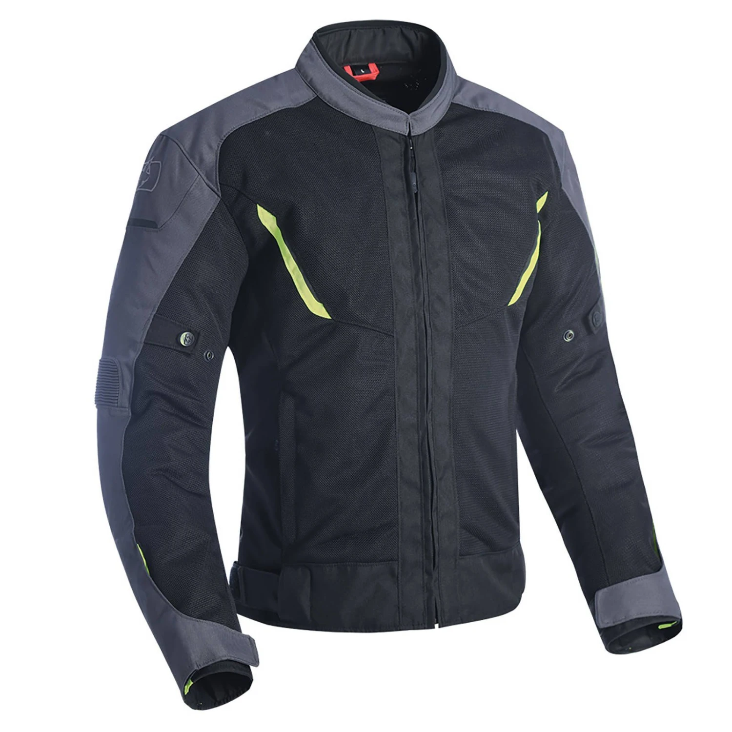 Oxford Delta Air 1.0 Mens Motorcycle Jacket Stealth Black Grey Fluro 4XL 1 Oxford Delta Air 1.0 Mens Motorcycle Jacket Stealth Black Grey Fluro 4XL