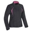 Oxford Dakota 2.0 Waterproof Ladies Motorcycle Jacket Black Pink 20
