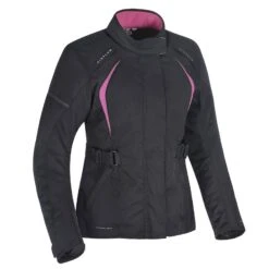 Oxford Dakota 2.0 Waterproof Ladies Motorcycle Jacket Black Pink 20