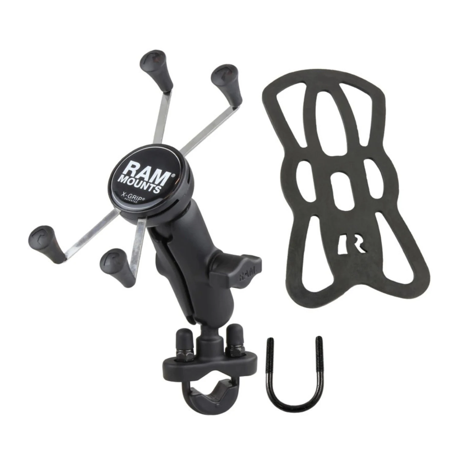 RAM MOUNTS Ram Motorcycle X-Grip Large Phone Mount With Handlebar U-Bolt Base 3 RAM MOUNTS Ram Motorcycle X-Grip Large Phone Mount With Handlebar U-Bolt Base - Image 3