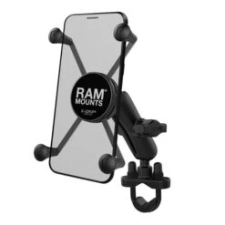 RAM MOUNTS Ram Motorcycle X-Grip Large Phone Mount With Handlebar U-Bolt Base