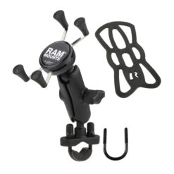 RAM MOUNTS Ram Motorcycle X-Grip Phone Mount With Handlebar U-Bolt Base -Motorcycle Parts Store WHI RAMB149ZUN7U 2