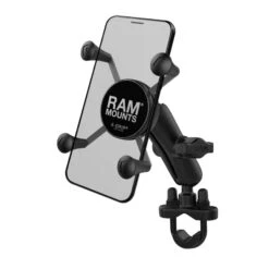 RAM MOUNTS Ram Motorcycle X-Grip Phone Mount With Handlebar U-Bolt Base