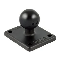 RAM MOUNTS Ram Motorcycle Ball Adapter With Amps Plate -Motorcycle Parts Store WHI RAMB347U 2