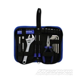 X-Tech Compact 28 Piece Tool Kit - Pliers, Sockets, SCrewdriver, Shifter & Case