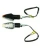 MCS Yamaha - Pair Led Motorcycle Indicators Honda Suzuki Kawasaki Blinkers Clear Lens